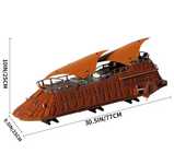 Jabba's Kosmiczny Pojazd Wojenny 3942szt. kompatibilne lego 75397,
