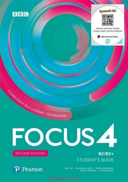{NOWY} Focus 4 Secound Edition Podręcznik + Benchmark