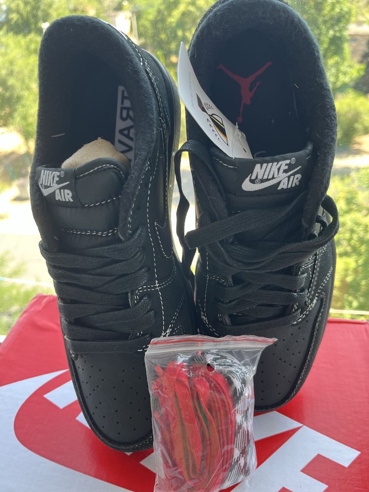 Кросівки Nike Air Jordan 1 Low x Travis Scott Phantom