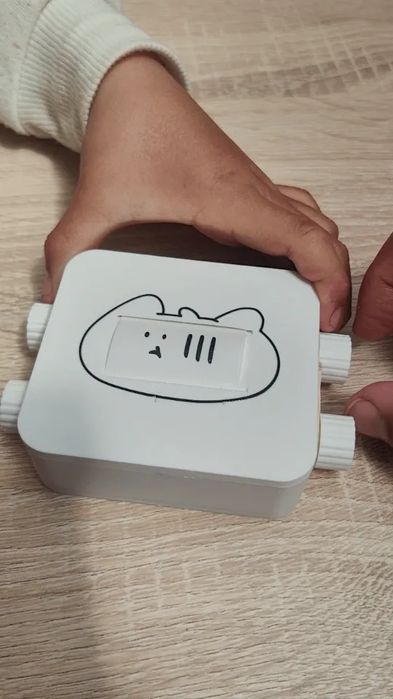 Gato Transformável com Rosto Giratório