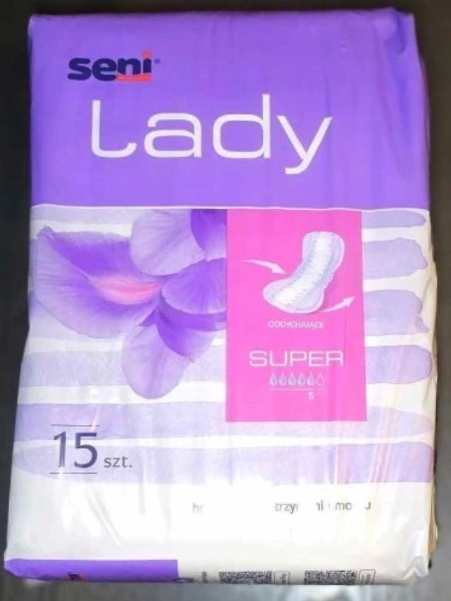 Seni Lady Super - Wkładki Urolog 15szt. Nowe Gratis