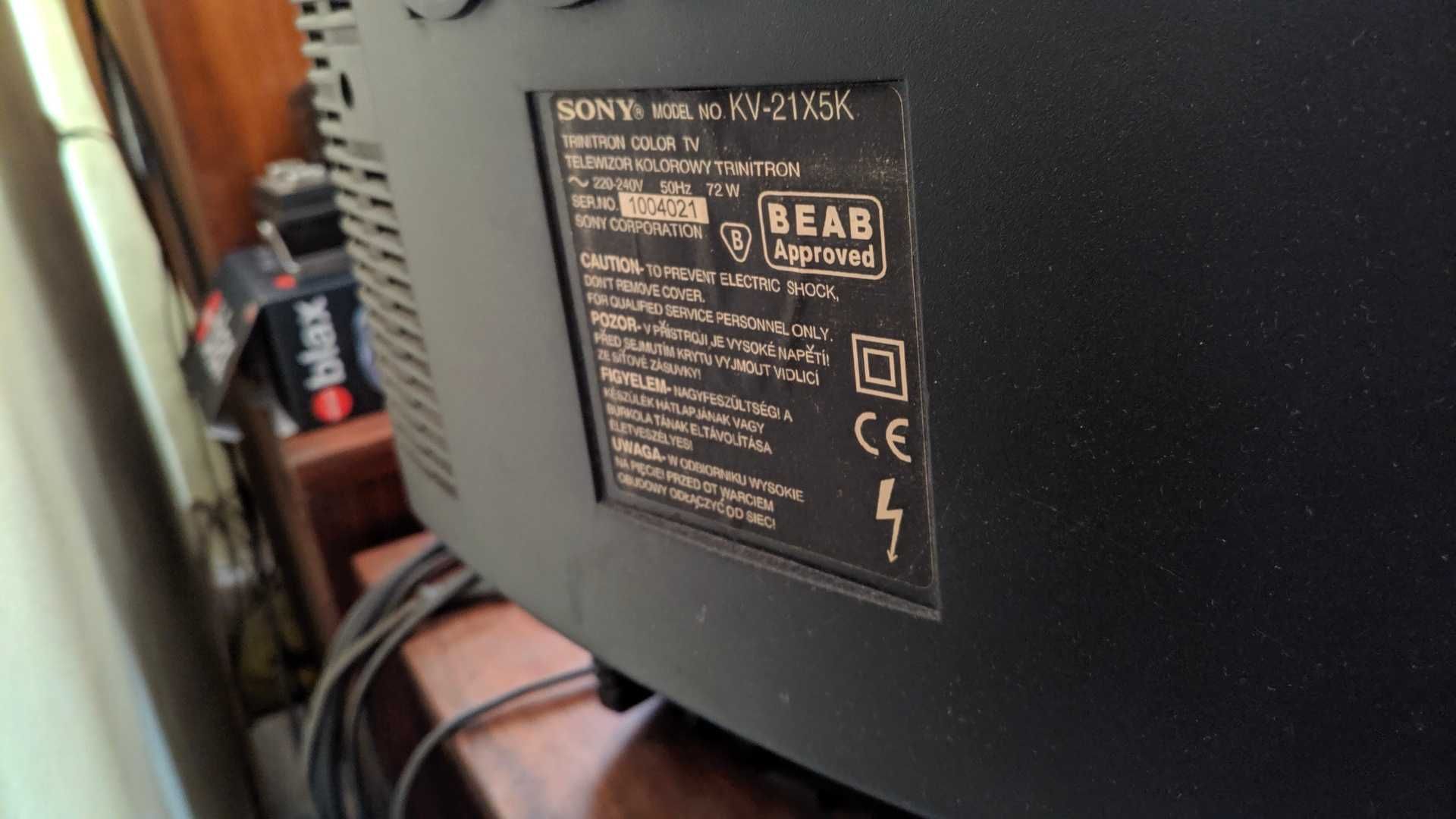Telewizor 21" SONY HiBlack Trinitron KV-21X5K