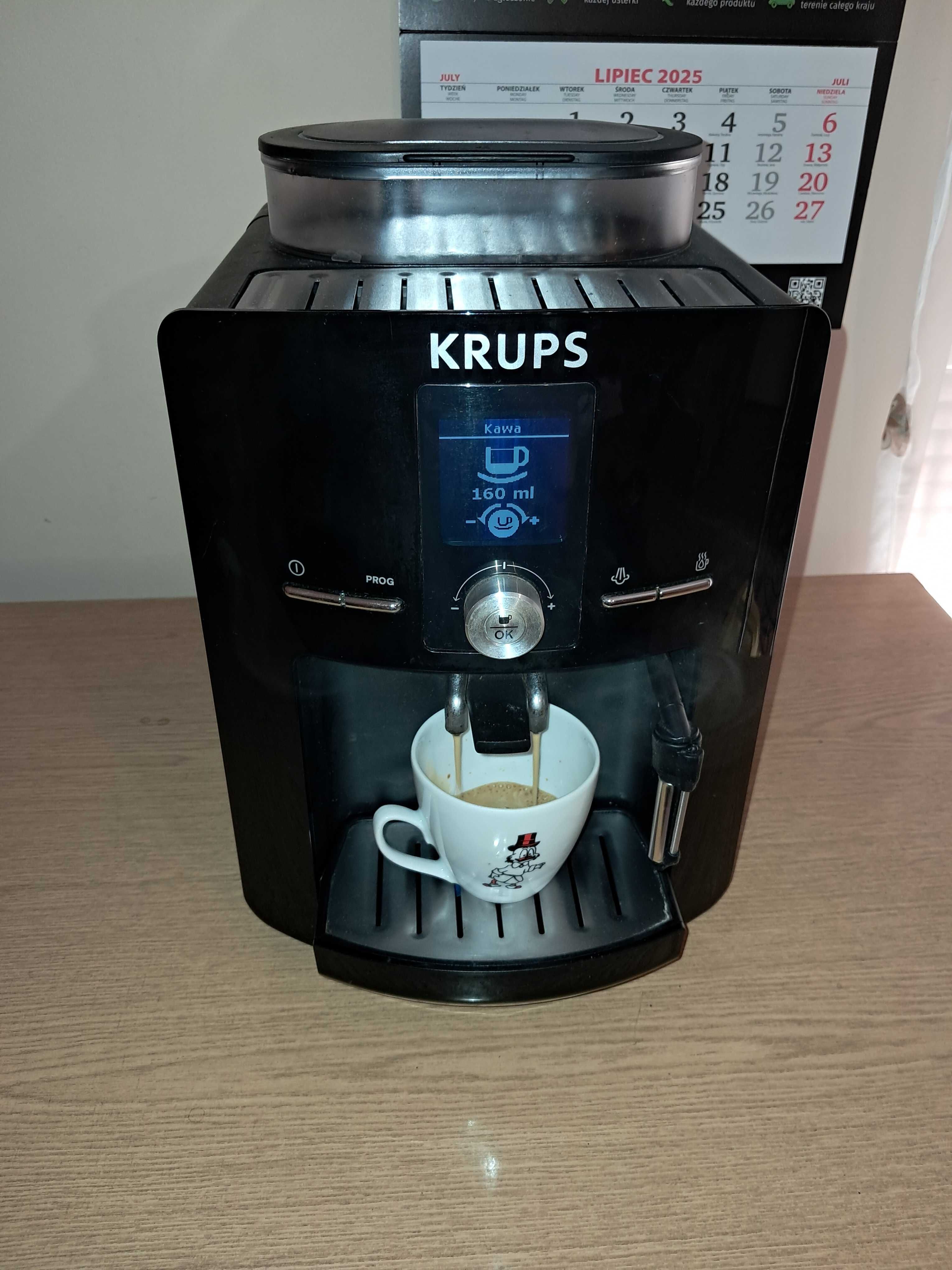 Krups EA8250 automatyczny ekspres ciśnieniowy do kawy cappucino