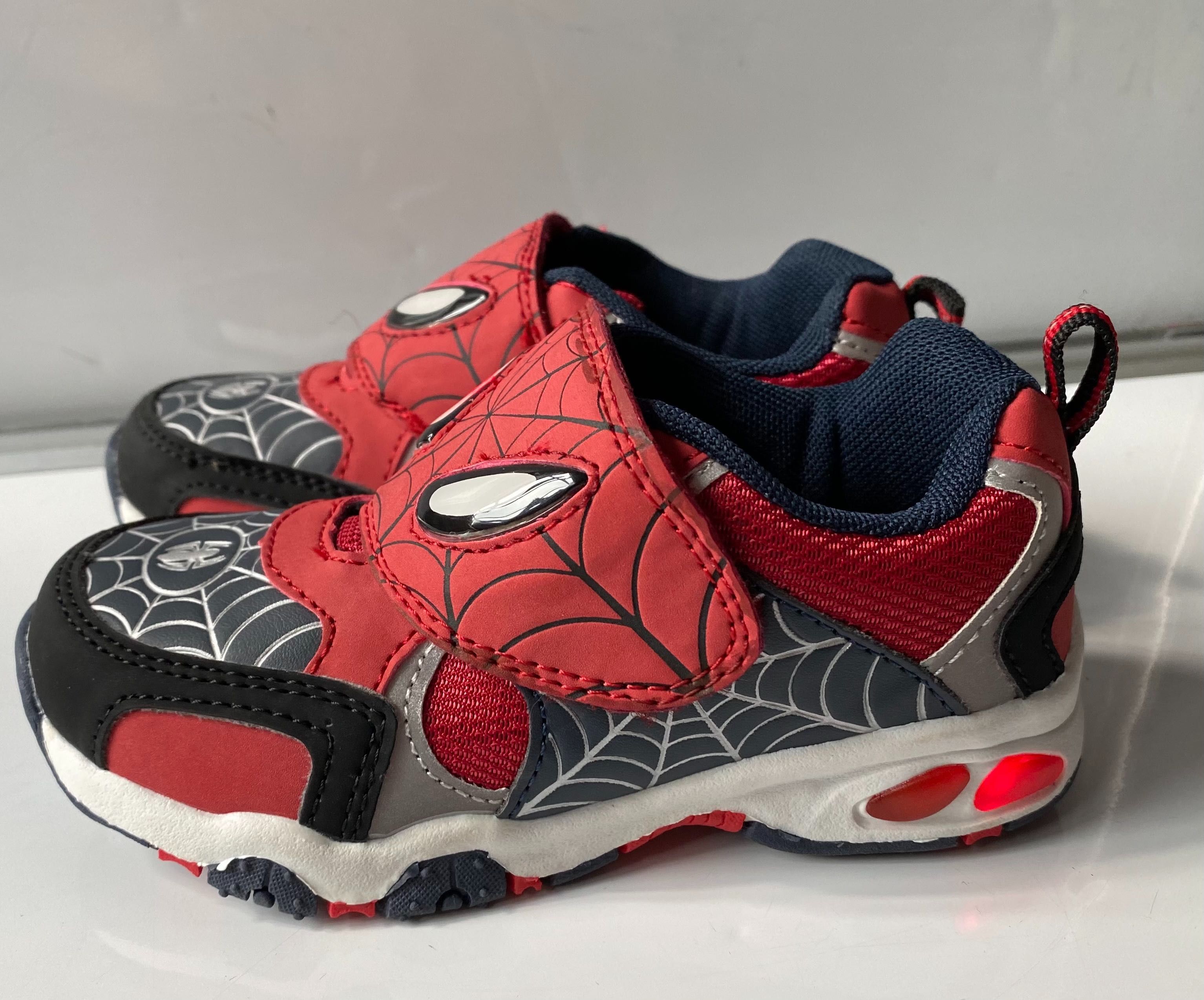 Spidermen, Spaidi buty świecące, Led, migające  NOWE rozmiar 27