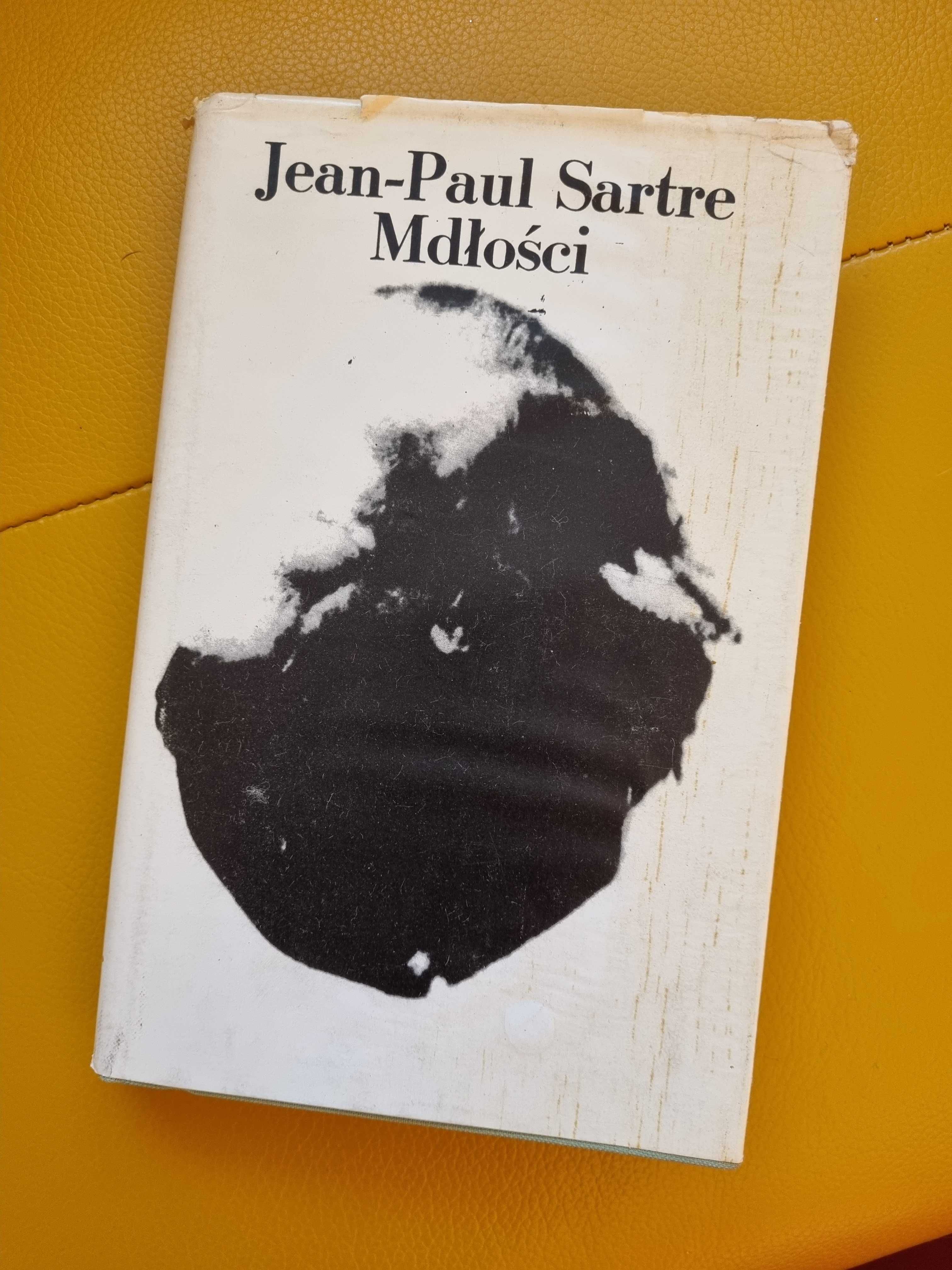 Mdłości Jean-Paul Sartre La Nausee książka unikat niedostępna