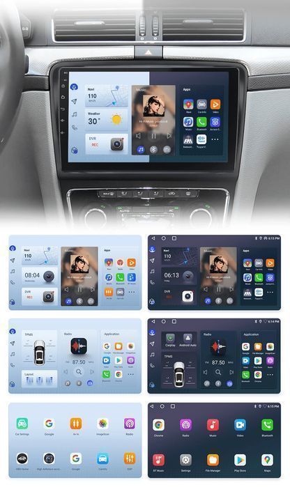 Radio Android do Skoda Superb 2 (2008 - 2015), V1 Plus, 4GB, 64GB