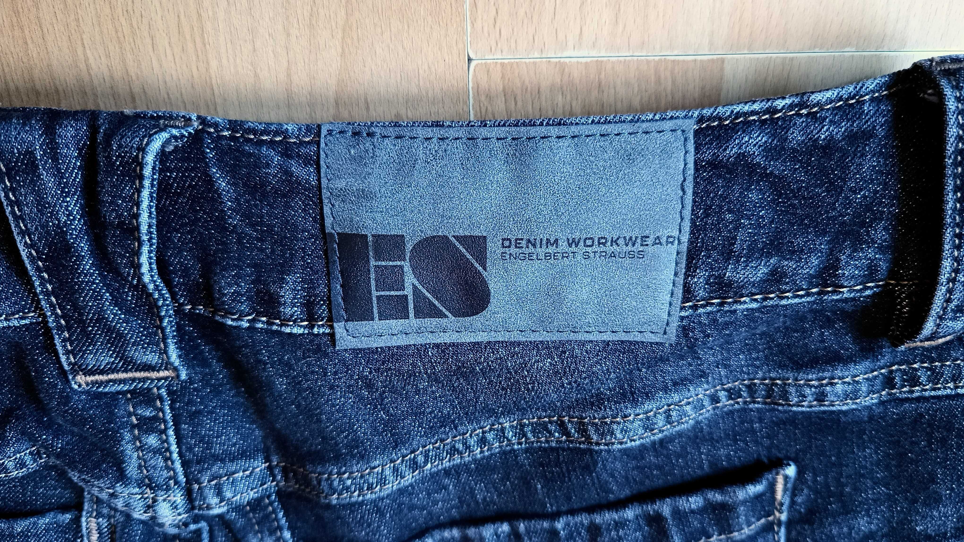 Krótkie spodnie ENGELBERT STRAUSS CARGO POWERDENIM r.XL(54) st.idealny