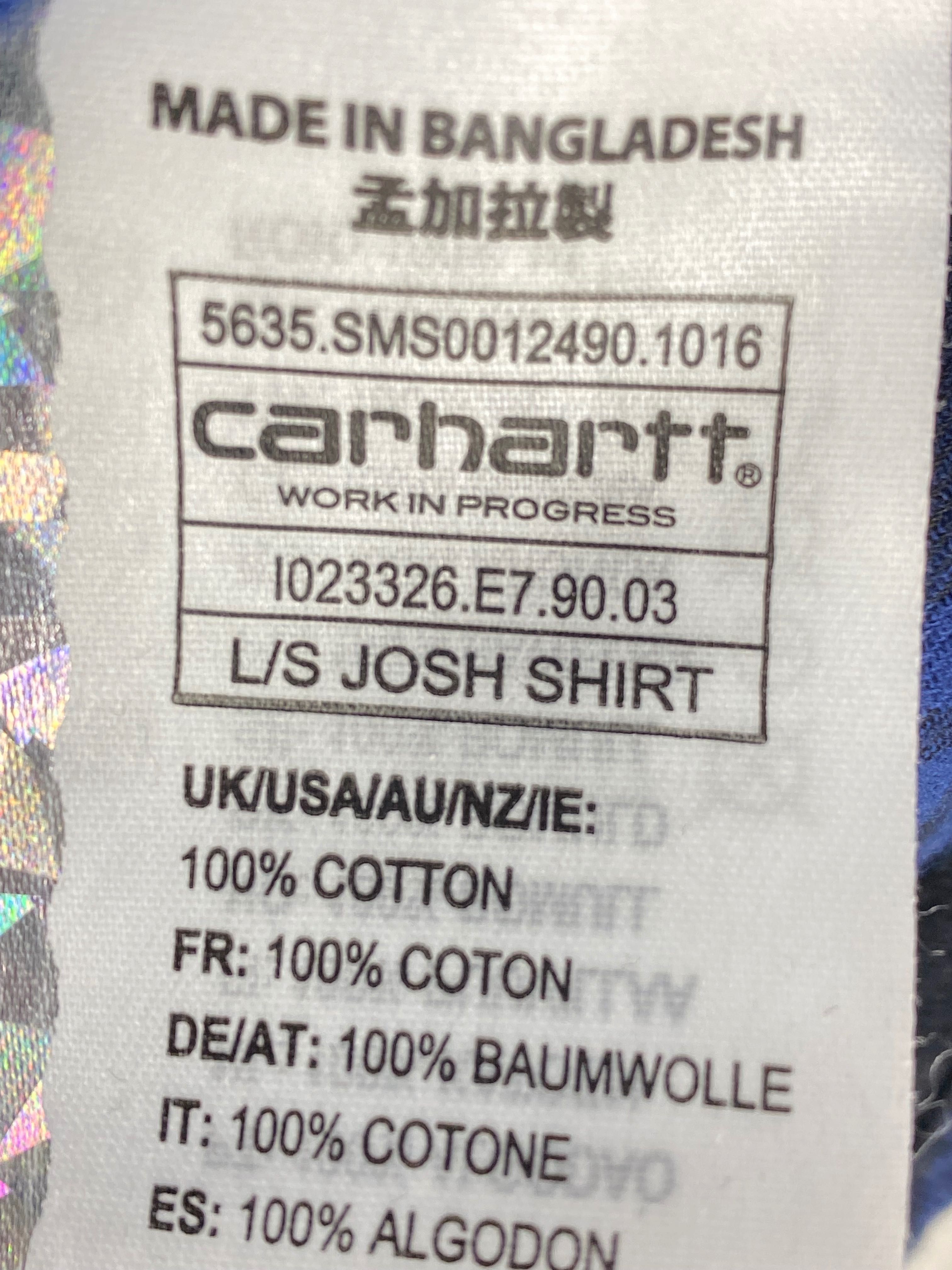 Koszula w kratę carhartt WIP josh shirt