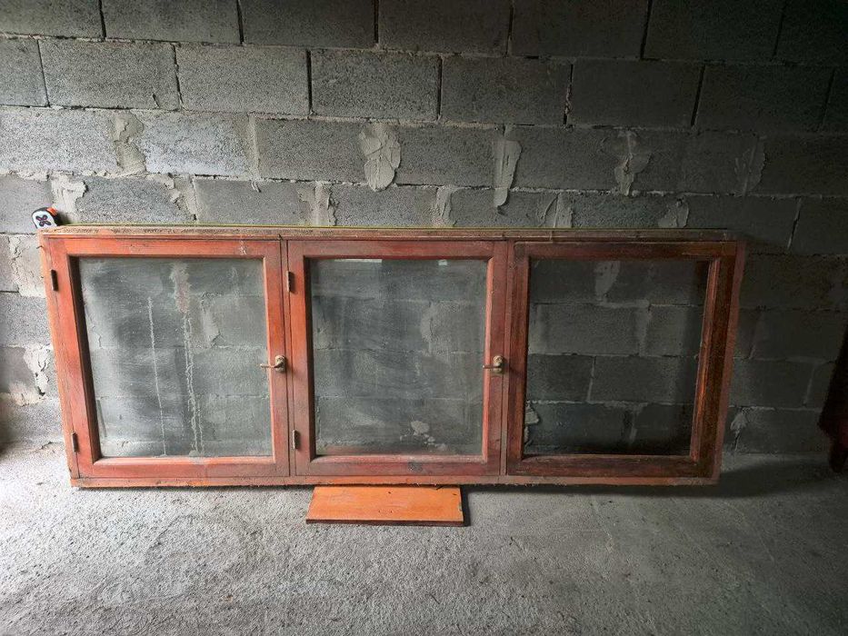 Вікно віконна рама для вікна дерев'яна 219*84*14 вікно деревяне окно