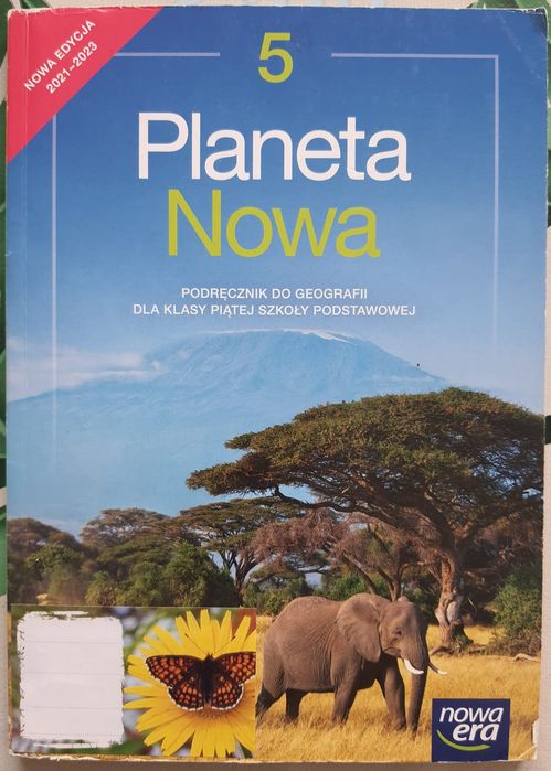 Geografia 5 Planeta Nowa Podręcznik + zeszyt ćwiczeń. Nowa Era