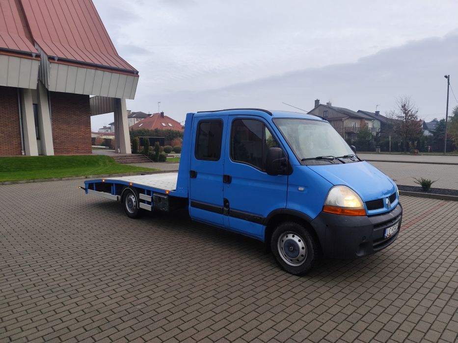 Autolaweta Renault Master 2.5 dCi. Przewóz  pojazdów.Poduszki.Tachgraf
