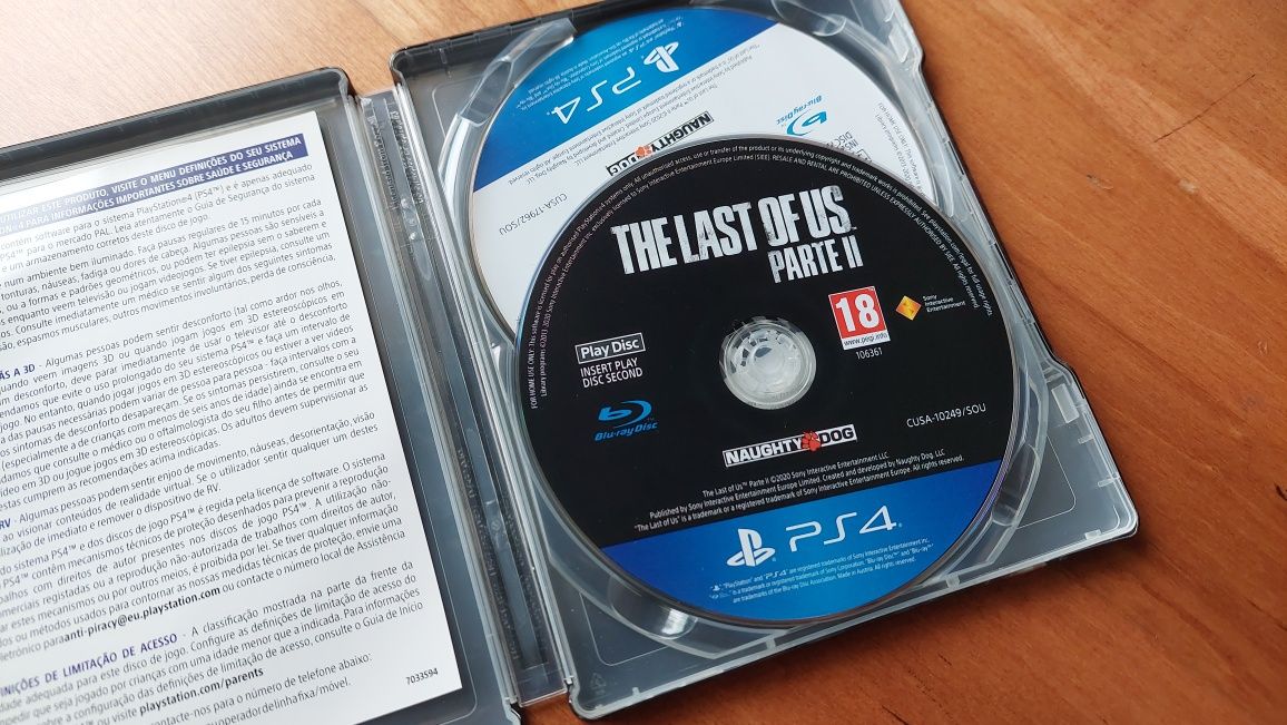 Last of us 2 - Capa metálica - Para PS4 e PS5