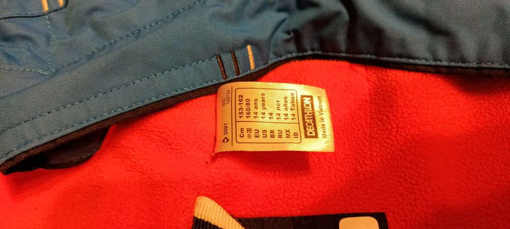 Kurtka chłopięca Decathlon 153-162