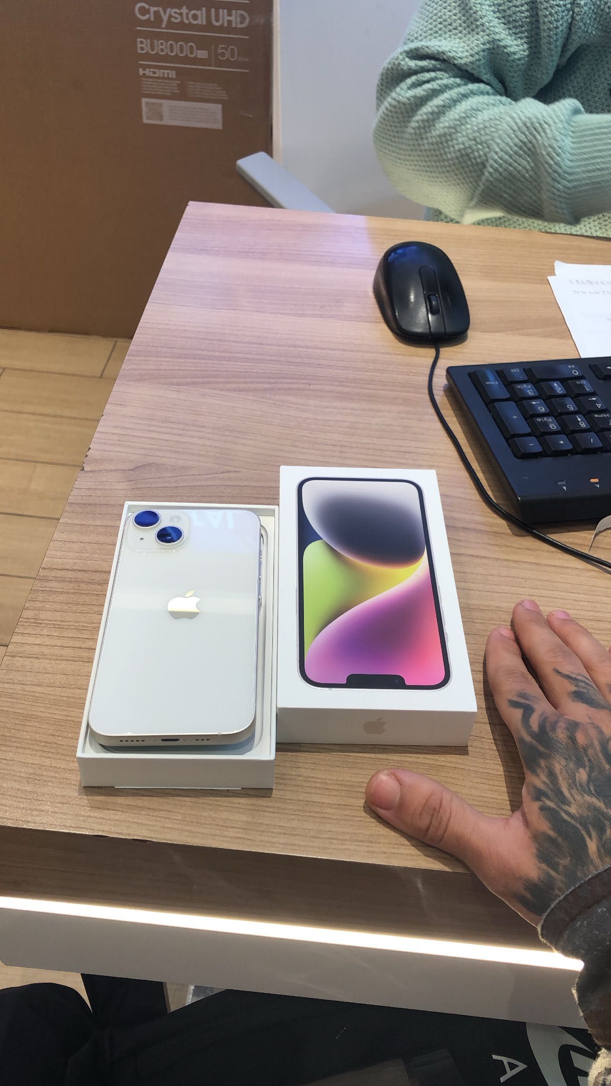 Telemóvel iphone 14 / 128GB Branco (impecável)