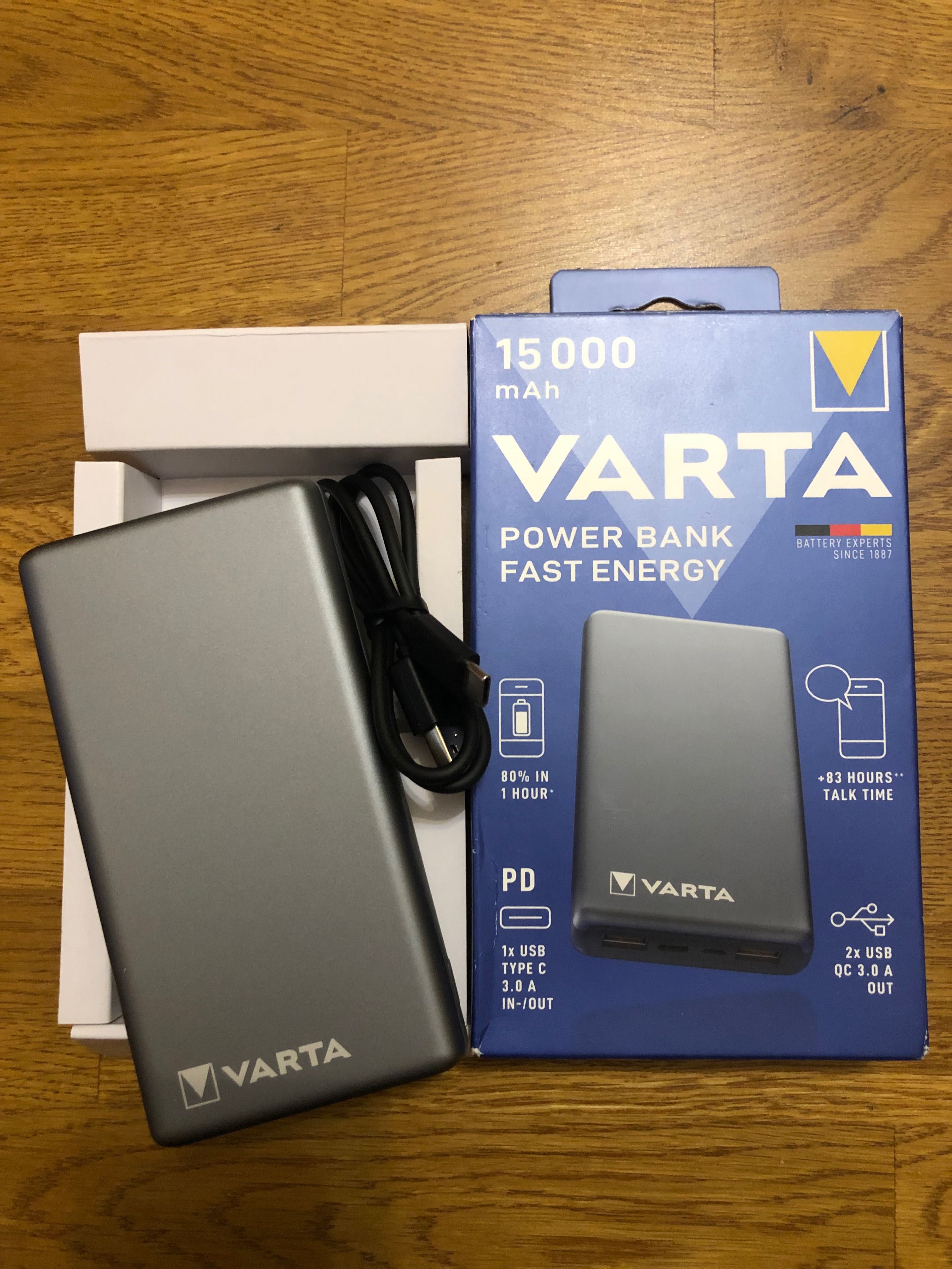 Швидкий!!! Павербанк Power Bank Varta Fast Energy 15 000 mAh 57982