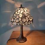 Lampa witrażowa lodowy kwarc