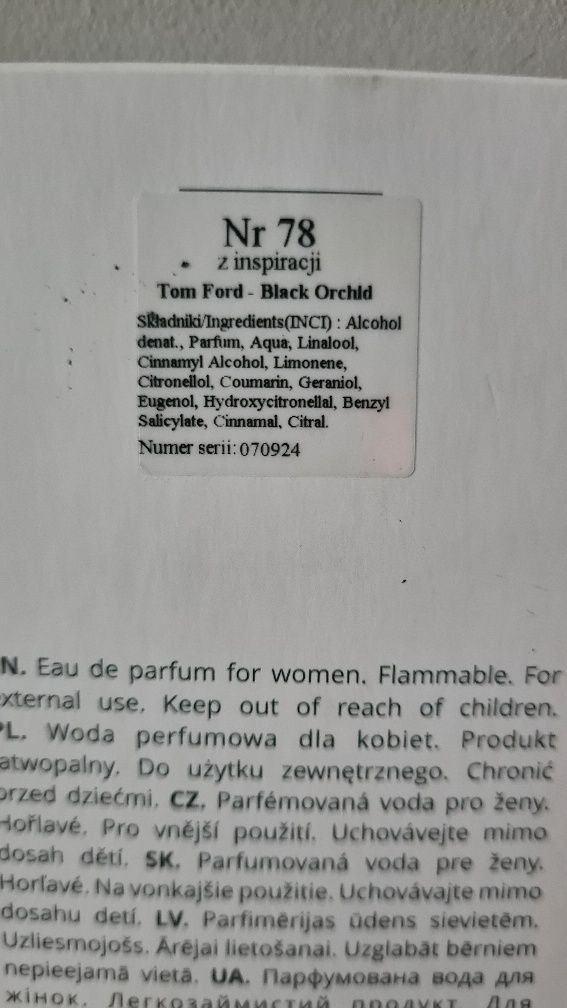 Woda perfumowana