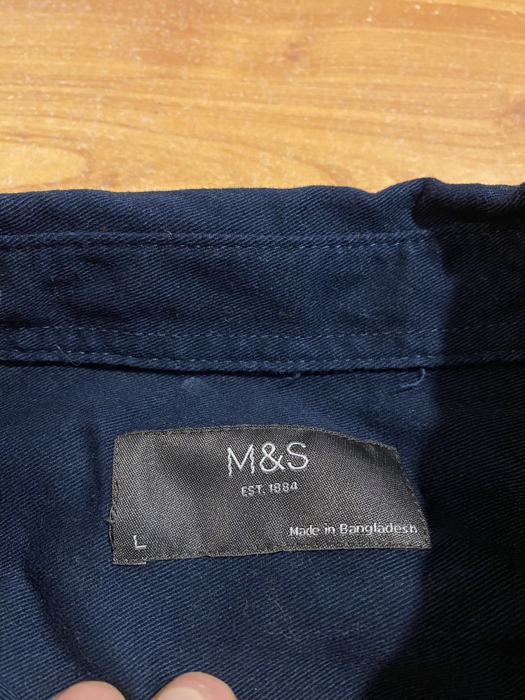 (L) Овершот рубашка ZARA jacket рубашка харик харингтон сорочка