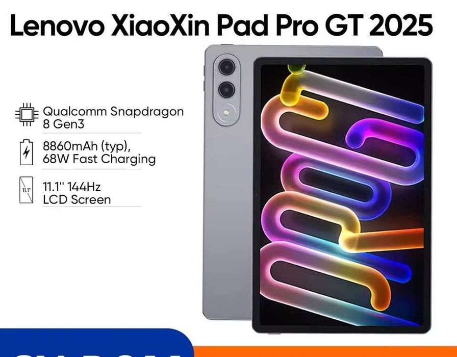Планшет Lenovo Xiaoxin Pad Pro GT 8/256Gb 11.1 Snapdragon 8 Gen 3 Gray