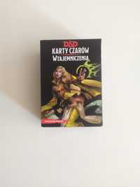 Karty Czarów do D&D 5e + koszulka do kart character folio wizard