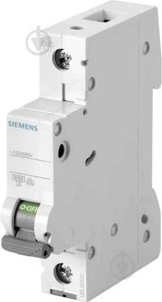 Автомат вимикач Siemens 1P B 25А (6кА) 5SL6125-6 В наявності 16шт.