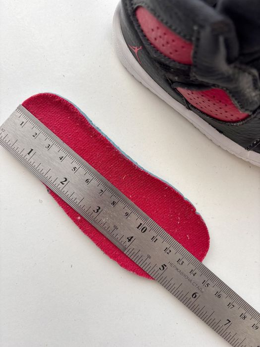 Дитячі кросівки Air Jordan Access Black/Red 22 розмір