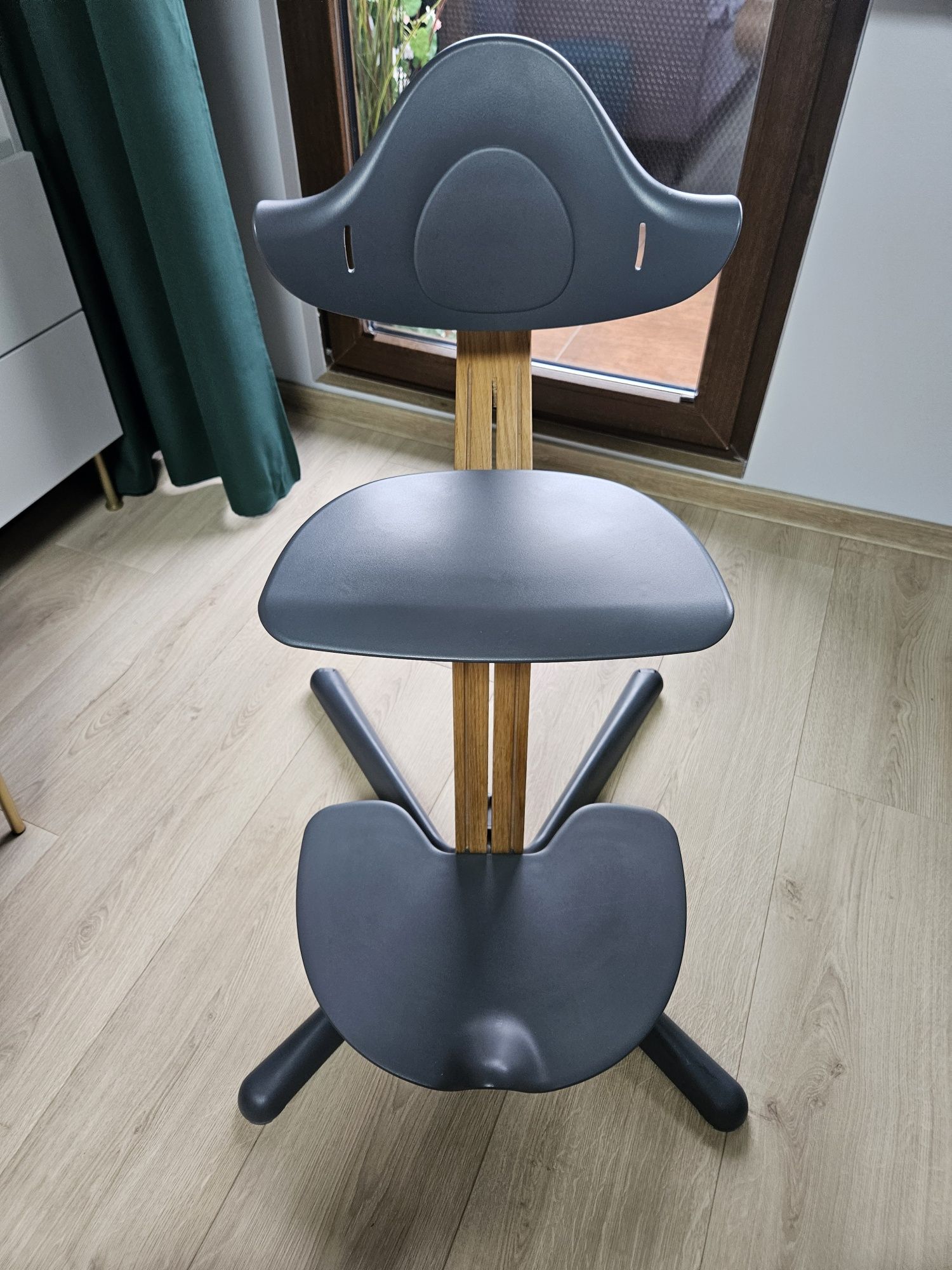 Krzesło NOMI wielofunkcyjne REGULOWANE dąb Krzesełko STOKKE