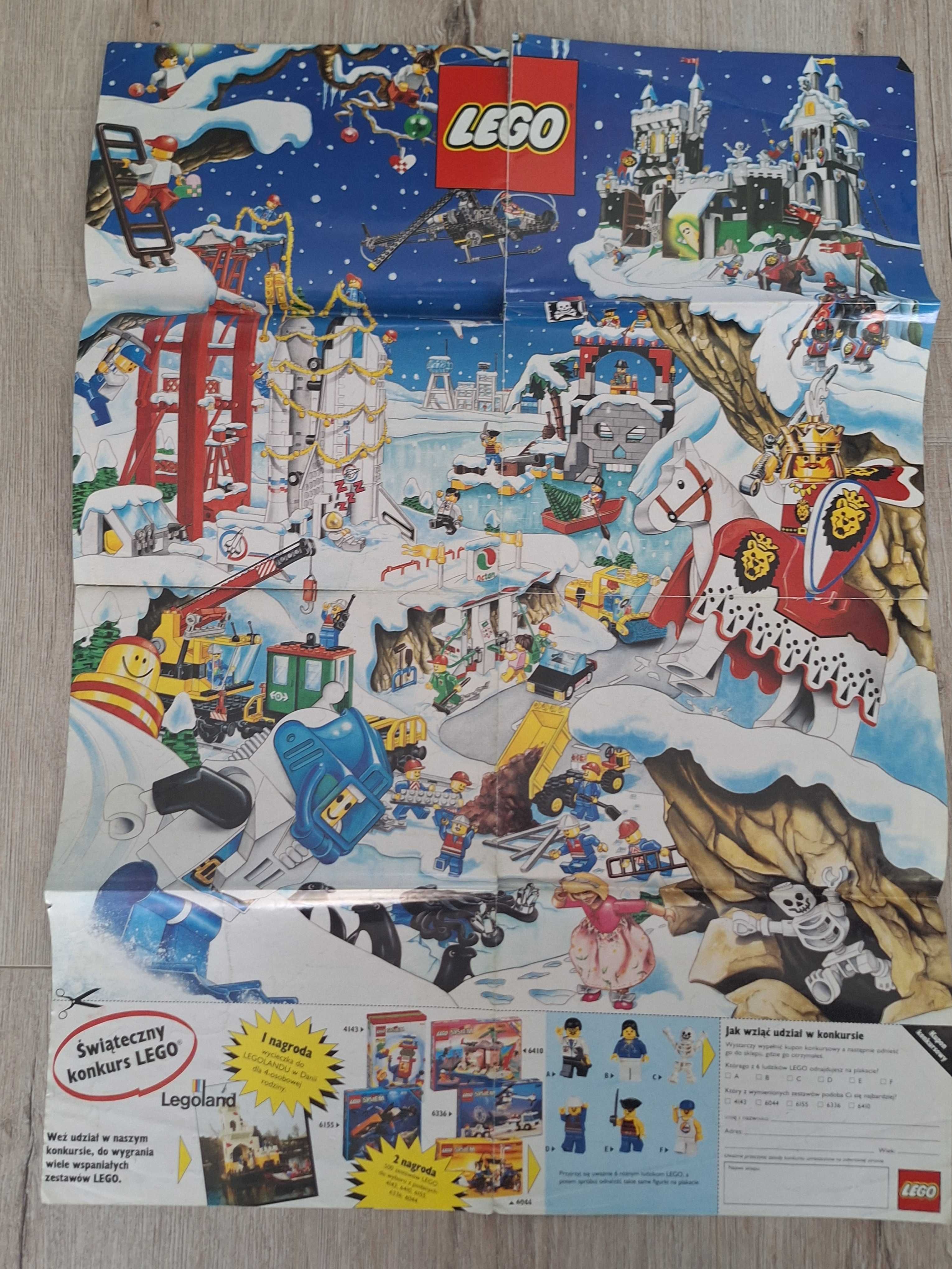 LEGO Plakat Aqua Zone duży.Retro Lego. (R)