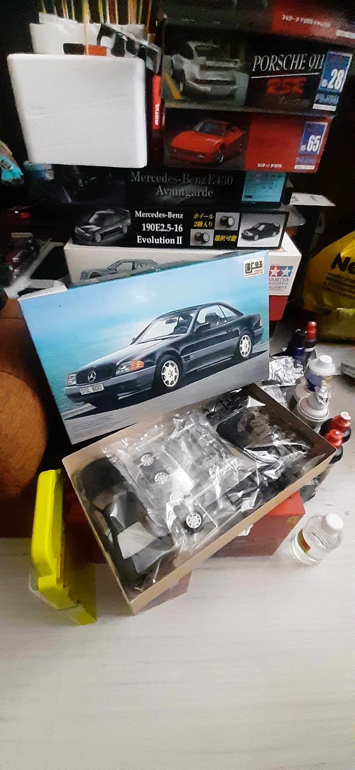 Model Fujimi Mercedes 600SL Coupe 1:24