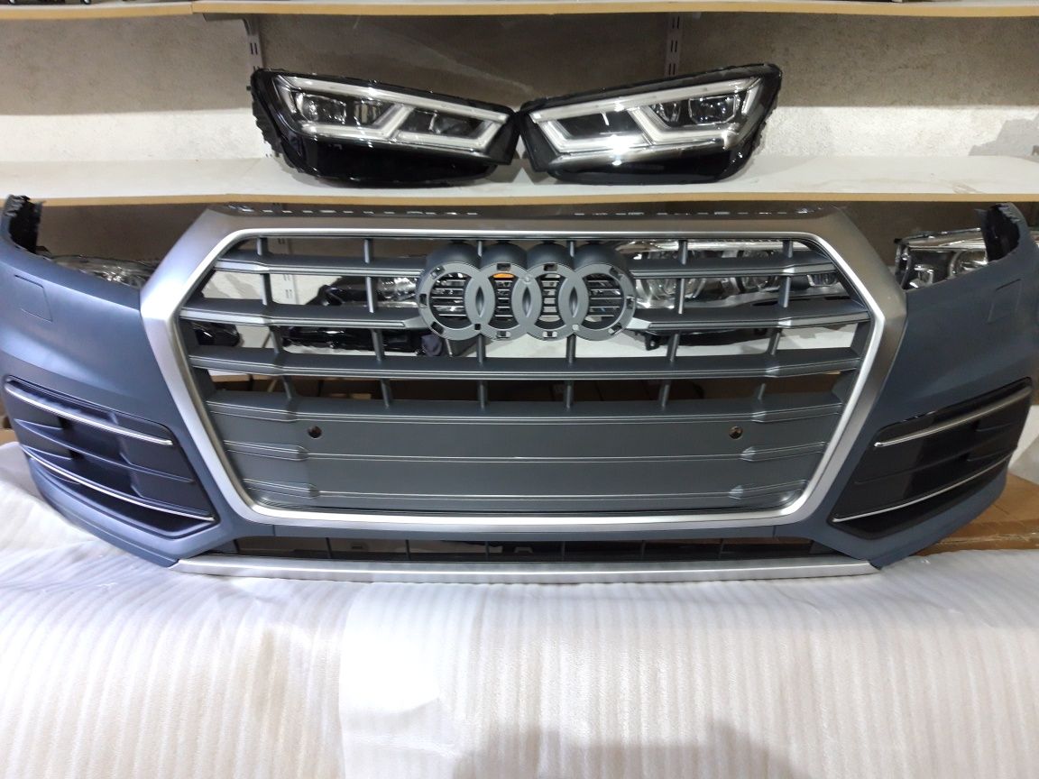 Бампер АУДІ КУ 5 Audi Q 5 17 + Решётка