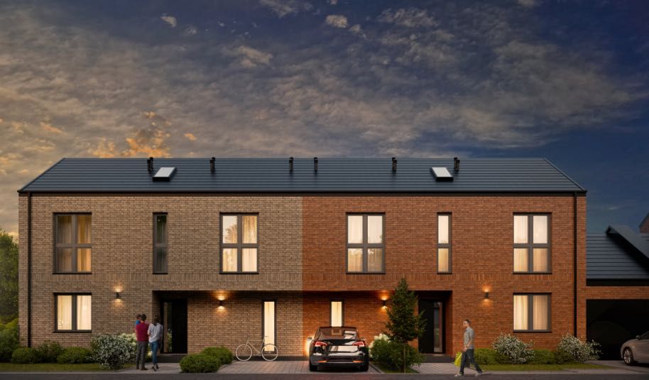 Jednopiętrowy dom pod Legionowem, szybki dojazd do Warszawy