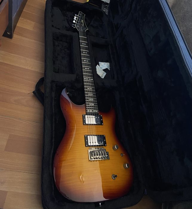 Hagstrom Ultralux XL-2 HH Burgundy Burst