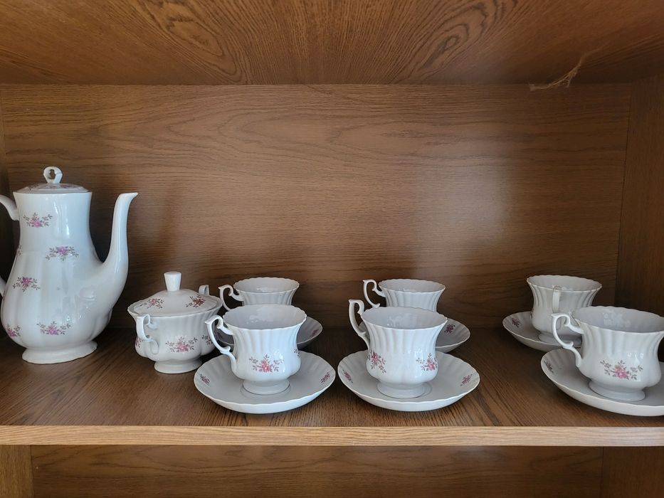 PRL serwis kawowy porcelana Chodzież