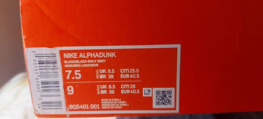 Sapatilhas Alphadunk