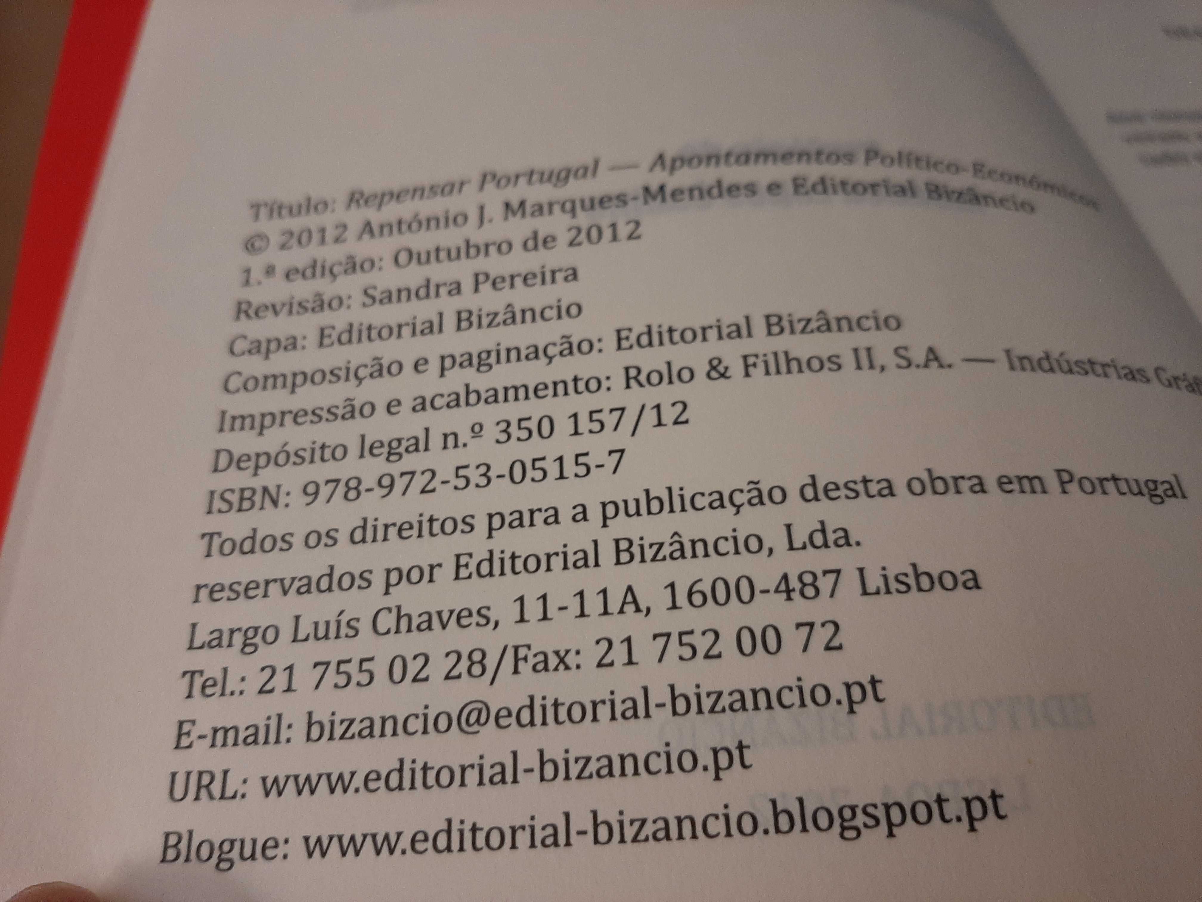 Repensar Portugal // António Marques -Mendes