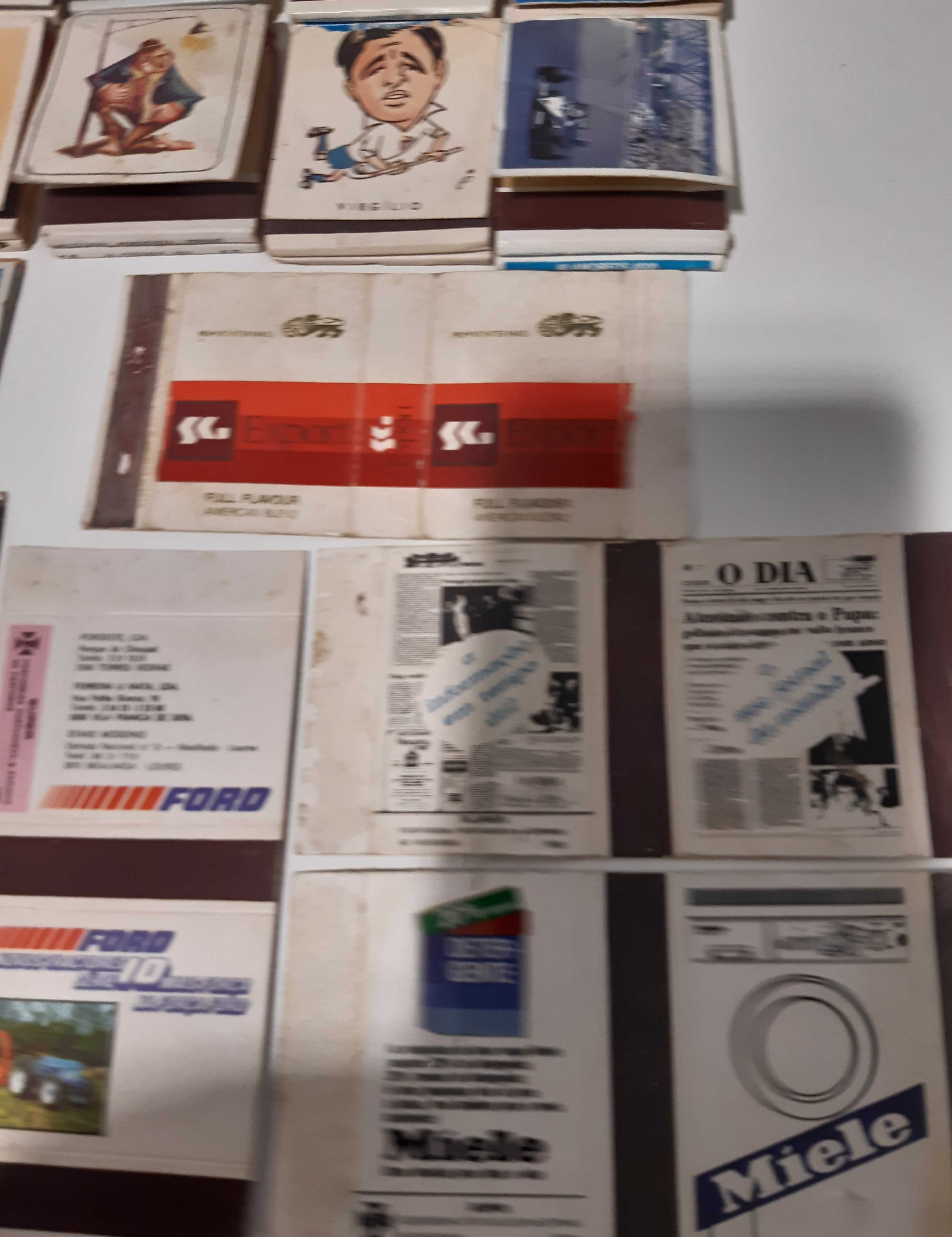 Lote Antigo Coleções - Carteiras e Caixas de Fósforos/Mortalhas