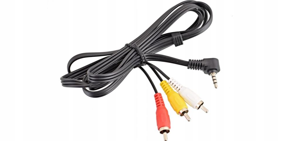 kabel audio premiumcord kjack4cin długość 1,5 m 4 pin 3 x rca czarny