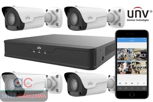 MONITORING, Zestaw KAMER i rejestrator  do monitoringu IP 1A