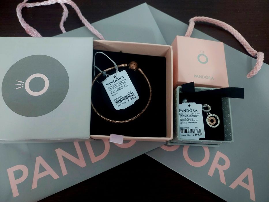 Браслет, намистина Пандора  Pandora