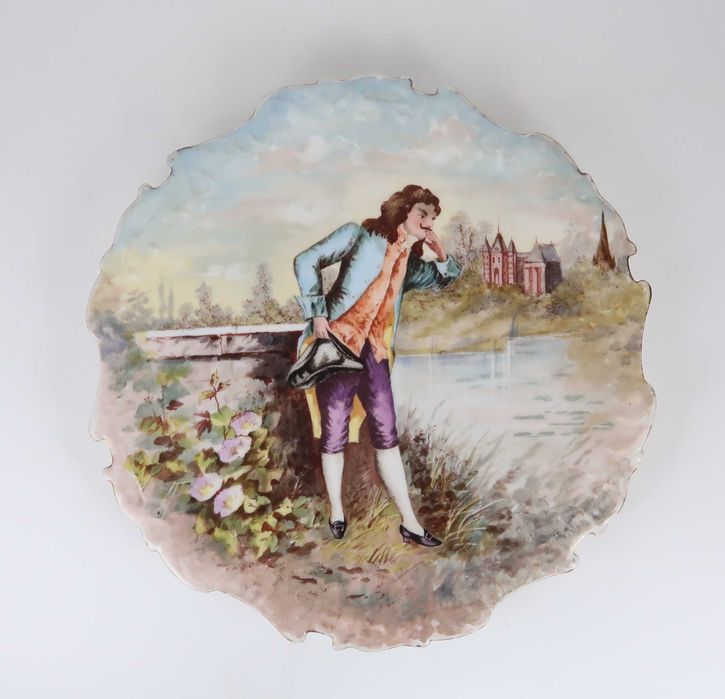 Prato porcelana Francesa antigo