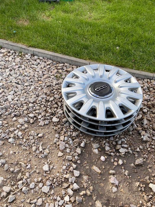 Witam sprzedam kołpaki do Fiata 500 R16 + felgi stalowe