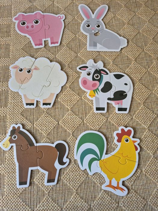 Puzzle animais da quinta