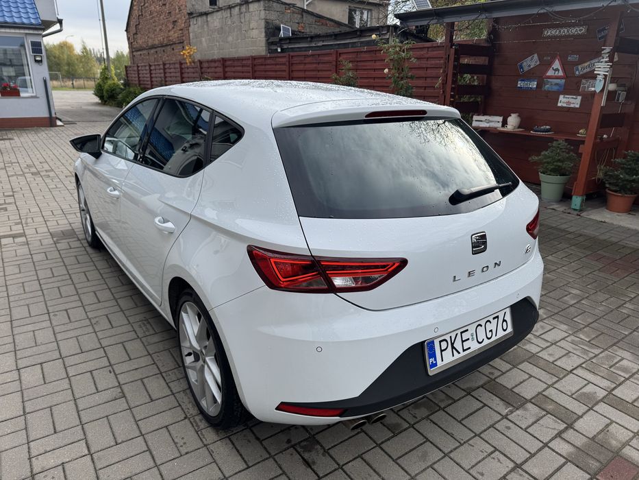 Seat Leon FR 1.4 150 KM DSG sprowadzony 2016 zarejestrowany ledy navi