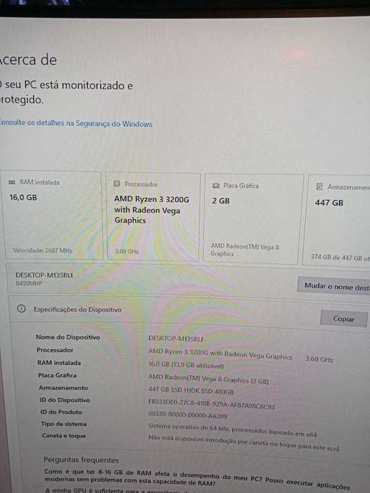PC Gaming com Monitor 22''