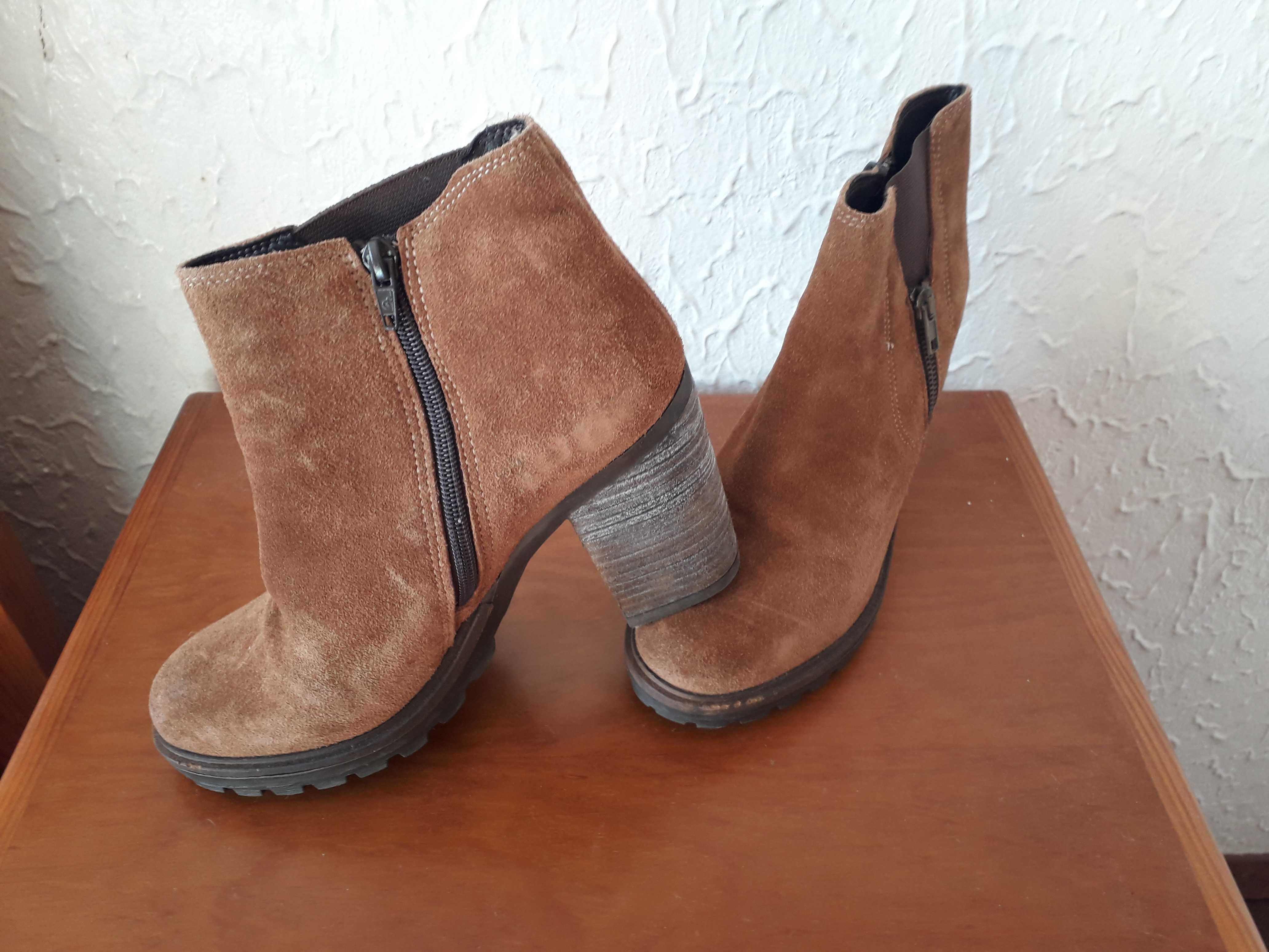 Botas Camurça Camel