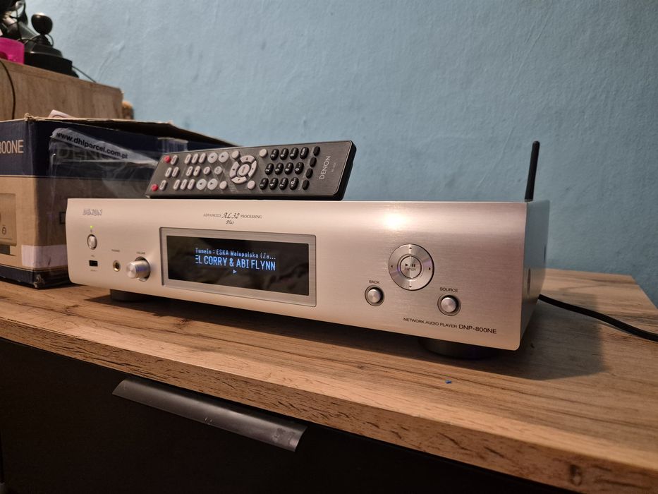 Denon DNP-800NE jak nowy,Heos,bluetooth,Wi-Fi,DSD,usb,Dac,Spotify okaz