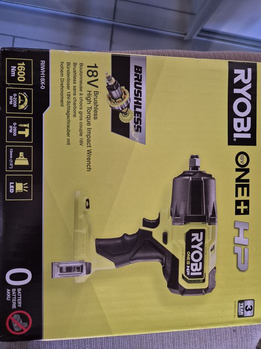 Klucz udarowy ryobi riwh18x-0 nowy