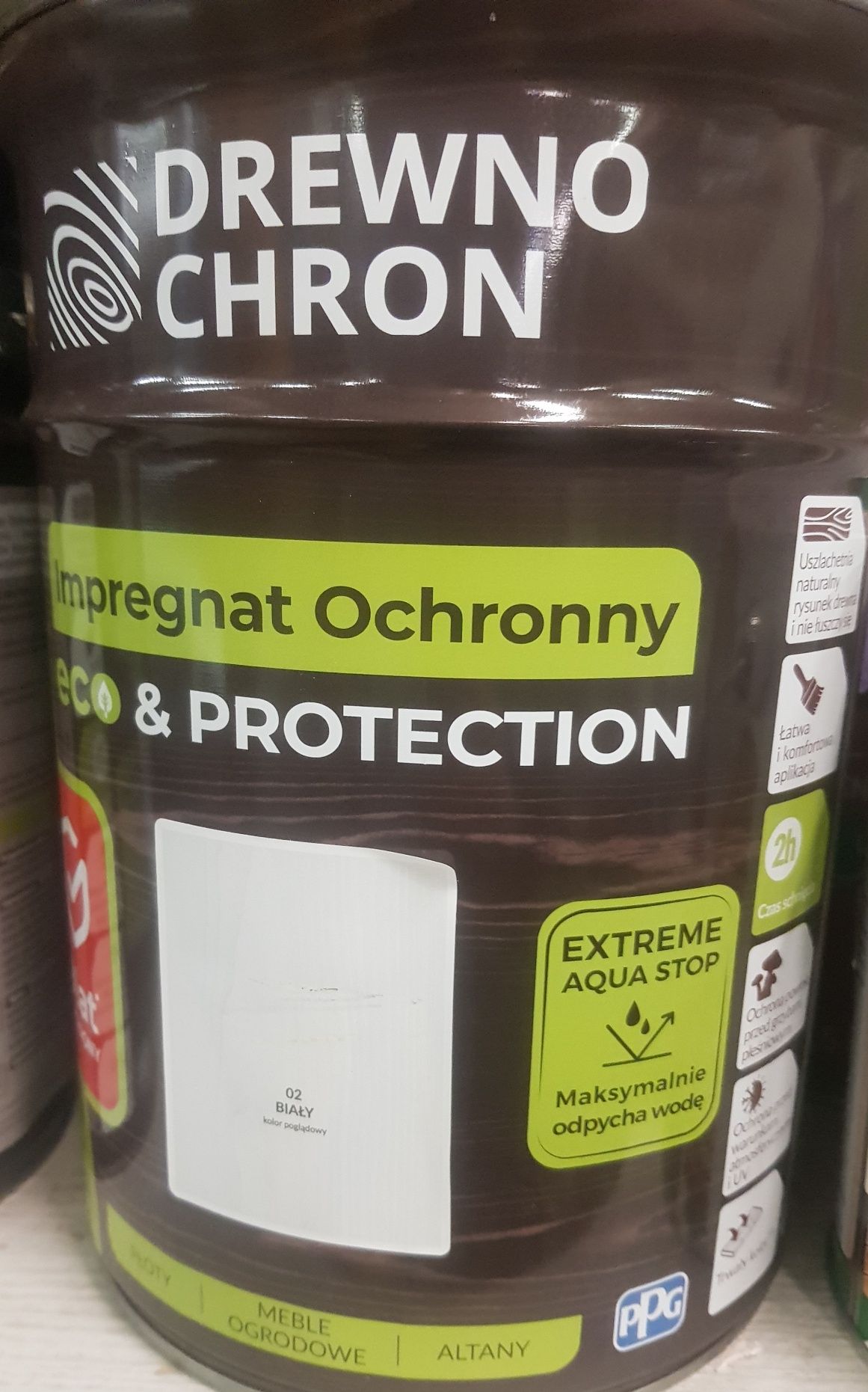 Impregnat Drewnochron Eco Protection Szybkoschnący Tik Dąb Palisander