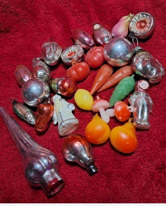 Новогодние ёлочные игрушки СССР