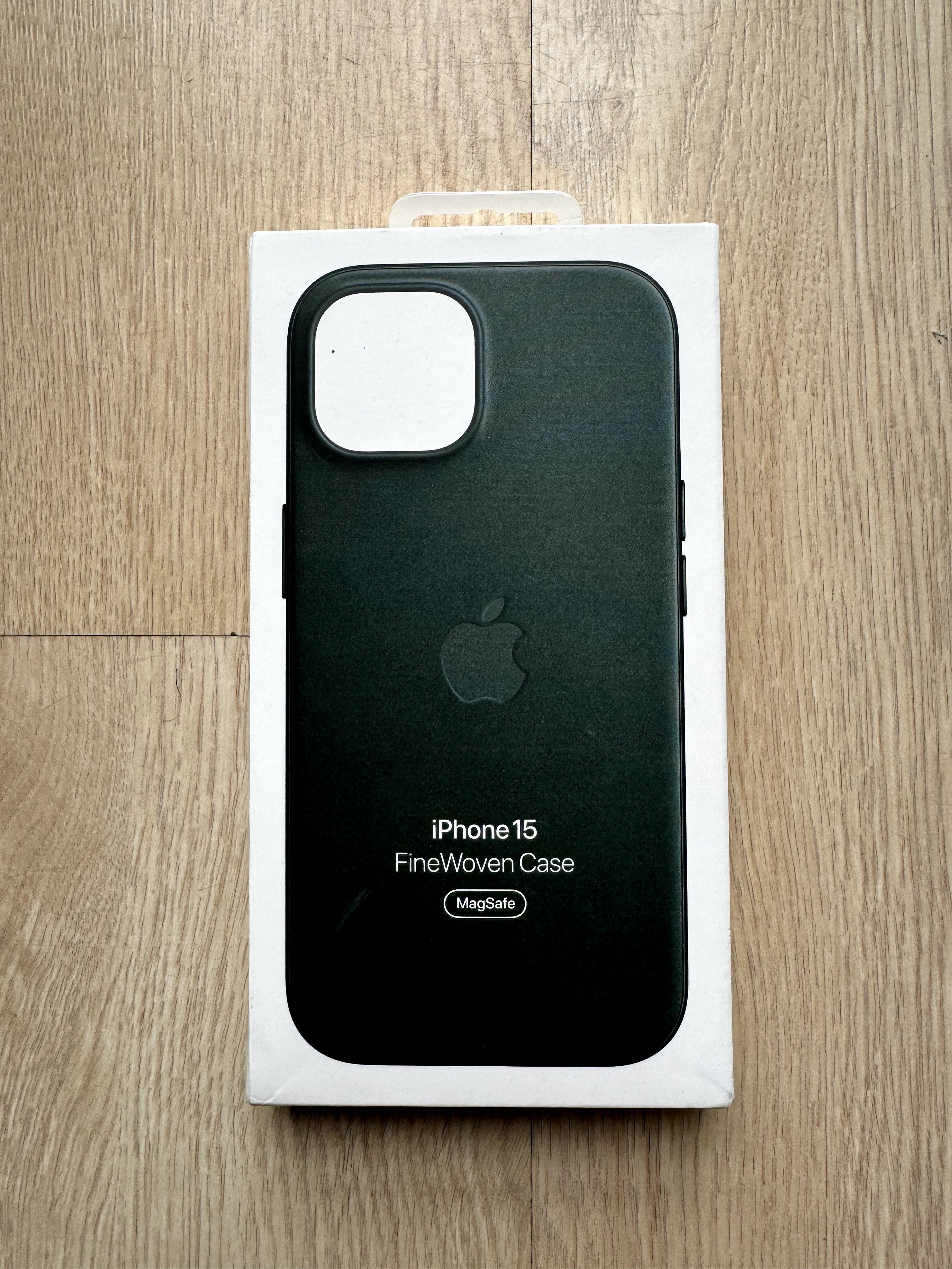 Чохол оригінальний Apple iPhone 15 FineWoven Case Evergreen MT3J3